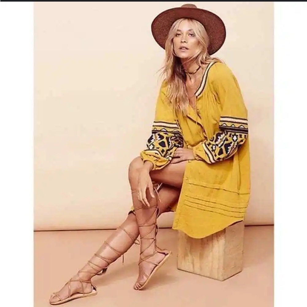 Free people In The Clear Embroidery Tunic